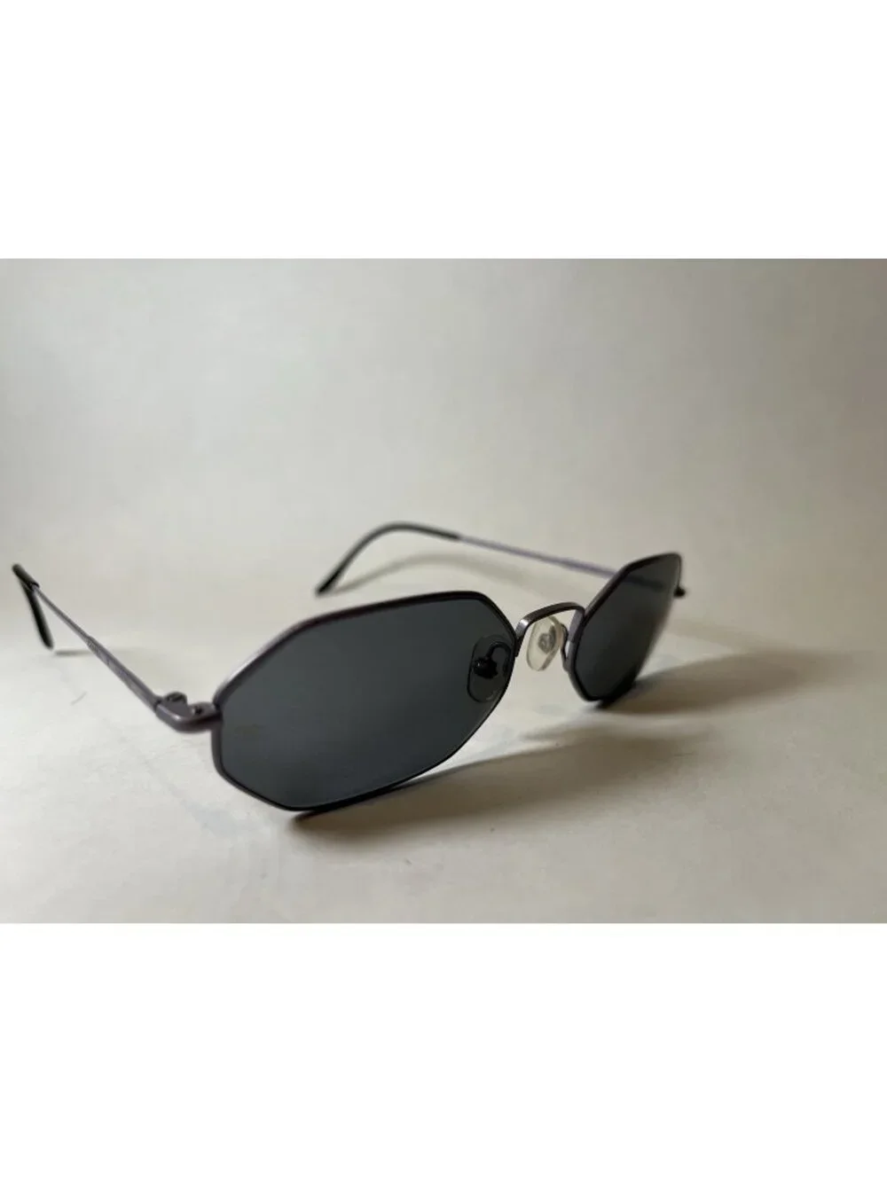 CHANEL 3108 c.520 Purple Metal Geometric Sunglasses Gray Tinted UV400 120mm